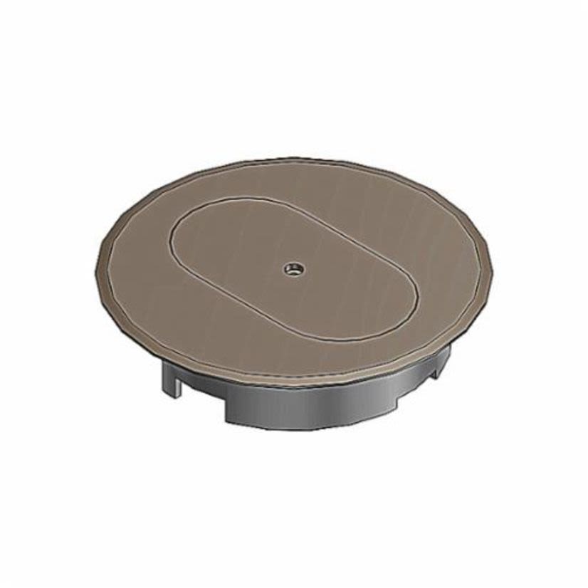 Carlon E97DSB Non-Metallic Floor Box Cover, 5.69 in Dia, Thermoplastic